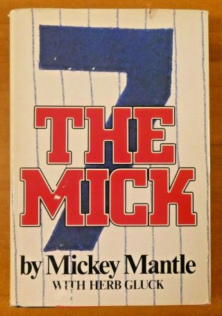 Mickey Mantle Signed The Mick Book with Full JSA Letter 3