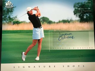 2004 Upper Deck Sp Golf Signature Shots Lorena Ochoa Autograph 8x10 Card Lpga