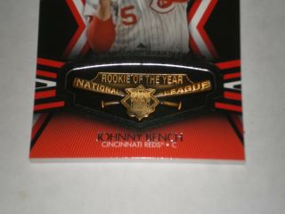 JOHNNY BENCH 2013 Topps ROY (rookie of the year) Award Winners Trophy card.  REDS 3