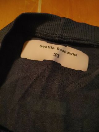 Seattle Seahawks Game Worn Shirt And Glove,  Signed Ball Leon Washington 33 2