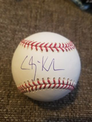 Clayton Kershaw Signed Baseball Autographed Jsa La Dodgers