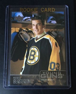 2003 - 04 Upper Deck Ud Patrice Bergeron Young Guns Yg Rookie Card Rc Wow