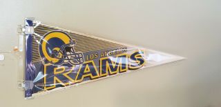 Los Angeles Rams Vintage Felt Pennant With Holder 7