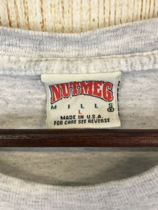 Vintage Nutmeg Alabama Crimson Tide T Shirt Men ' s M 90 ' s 3