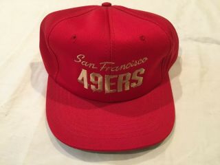 Vintage San Francisco 49ers Snapback Hat Mcdonalds Cap Sf Niners Forty Era