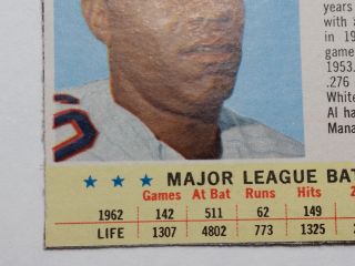 1963 Post Cereal Baseball Card 38 Al Smith Chicago White Sox Ungraded 5