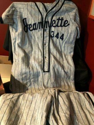 Vintage Wool American Legion Baseball Uniform - Pants And Jersey - Jeannette,  Pa