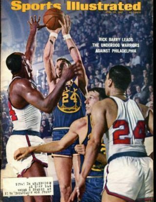 April 24,  1967 Rick Barry Golden State Warriors Sports Illustrated