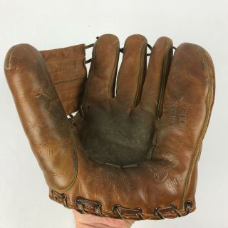 Vintage Hutch Johnny Logan Model Baseball Glove Cincinnati Ohio 540 Good Shape