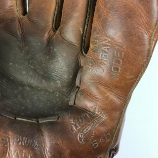 Vintage Hutch Johnny Logan Model Baseball Glove Cincinnati Ohio 540 Good Shape 2