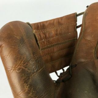Vintage Hutch Johnny Logan Model Baseball Glove Cincinnati Ohio 540 Good Shape 4