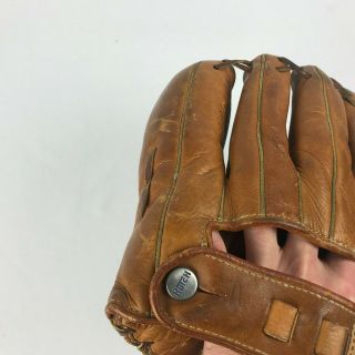 Vintage Hutch Johnny Logan Model Baseball Glove Cincinnati Ohio 540 Good Shape 6