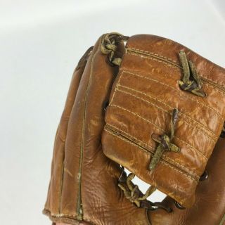 Vintage Hutch Johnny Logan Model Baseball Glove Cincinnati Ohio 540 Good Shape 8
