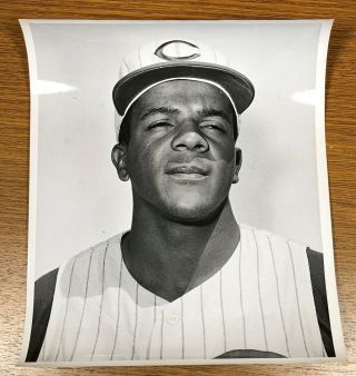 Elio Chacon 8x10 Glossy Photograph Cincinnati Reds Baseball Team Picture