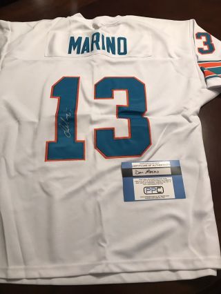 Dan Marino Signed Autographed Miami Dolphins Jersey Throwback 1984 With Ppc
