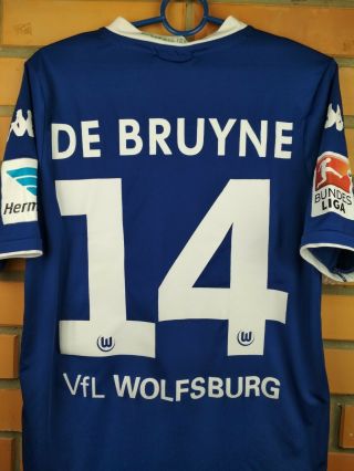 De Bruyne VfL Wolfsburg jersey small shirt soccer football Kappa 5