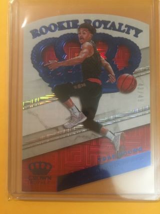 18 - 19 Crown Royale Trae Young Rookie Royalty Die - Cut 43/49 Invest