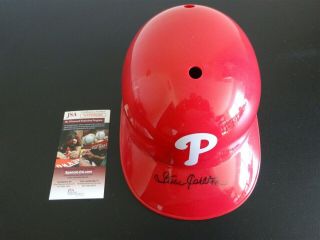 Steve Carlton Signed Auto Philadelphia Phillies Baseball Helmet Jsa Autographed