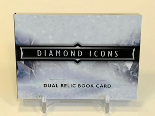 2019 Topps Diamond Icons Aaron Judge Giancarlo Stanton Dual Relic Book /10 SSP 2