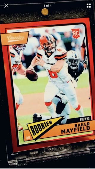 /15 Baker Mayfield 2018 Panini Honors Classics Red Prizm Rookie Rc Refractor Ssp
