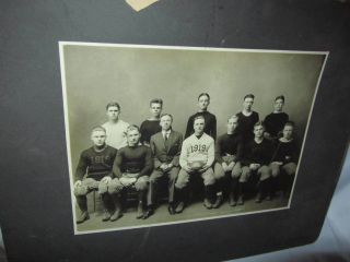 Vintage 1919 Phillips Exeter Football Team Photo  Rare.  Large