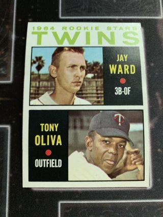 1964 Topps 116 Jay Ward Tony Oliva Rc Rookie Card Minnesota Twins Vgex