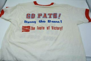 Vintage Coca Cola Bowl XX - XL T - shirt England Patriots Chicago Bears 3