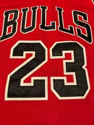 Michael Jordan Mitchell & Ness Authentic NBA Bulls Jersey Size 36 Small S Mens 5