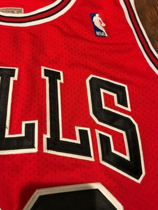 Michael Jordan Mitchell & Ness Authentic NBA Bulls Jersey Size 36 Small S Mens 6
