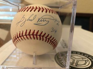 Giants Hall Of Famer Gaylord Perry Signed Baseball With Hof 91 And 314 - Tristar