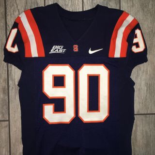 Nike Autographed Authentic Game Worn Jersey Syracuse Football Jared Kimmel