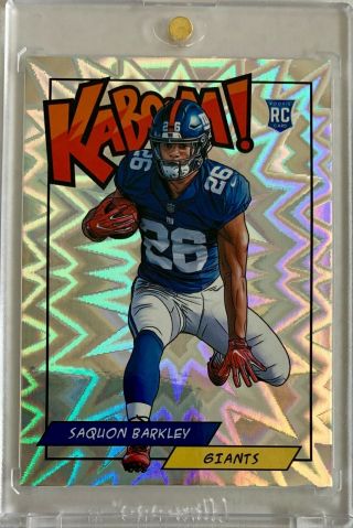 2018 Panini Kaboom Saquon Barkley Ssp Rc Rookie (roy) York Giants Refractor