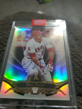 2019 Topps Archives Signature Edition Superfractor Mike Trout Auto 1/1 2