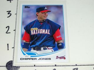 Chipper Jones 2013 Topps Update Us53 Short Print Variant - Atlanta Braves Rare