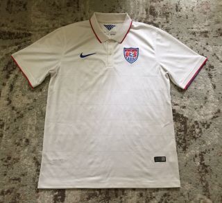 Mens Nike Usa 2014 World Cup Home Soccer Jersey L Large