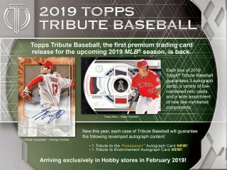 Washington Nationals 2019 Topps Tribute Baseball (3) Box Half Case Break 1