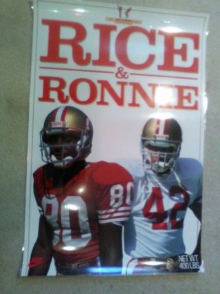 Nfl Jerry Rice Ronnie Lott San Francisco 49ers Poster 24x36 - Still Wrapped
