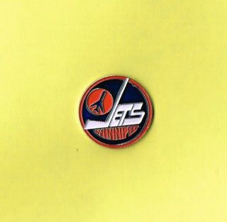 Winnipeg Jets Round Nhl Logo Hockey Lapel Hat Pin