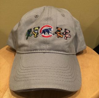 Chicago Cubs Grateful Dead Hat Wrigley Field Giveaway Sga Authentic