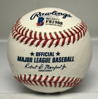 Aaron Judge Single Signed Baseball Autographed AUTO Beckett BAS Yankees 2