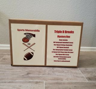 Sports Memorabilia Break At Least 3 Signed And Authenticated Items
