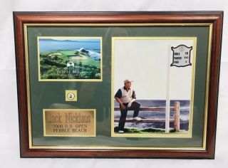Jack Nicklaus 2000 Us Open At Pebble Beach Photo Framed Photo