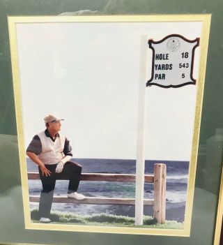 JACK NICKLAUS 2000 US OPEN AT PEBBLE BEACH PHOTO FRAMED Photo 2