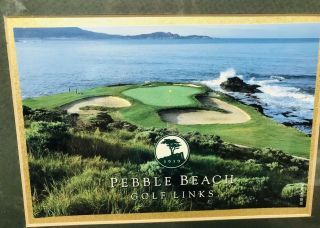 JACK NICKLAUS 2000 US OPEN AT PEBBLE BEACH PHOTO FRAMED Photo 4