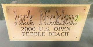 JACK NICKLAUS 2000 US OPEN AT PEBBLE BEACH PHOTO FRAMED Photo 5