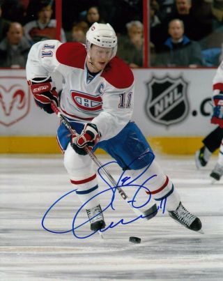 Saku Koivu Montreal Canadiens Autographed Signed Photo 8x10 Hockey Nhl Action
