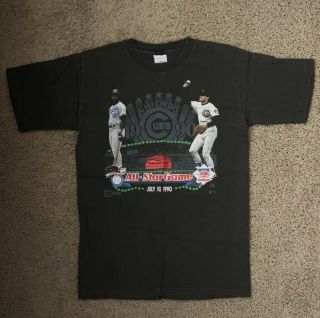 Salem Sportswear 1990 All Star Game Chicago Cubs T - Shirt Size M