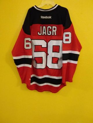 JERSEY DEVILS 68 JAROMIR JAGR PREMIER NHL JERSEY MENS - XL 2