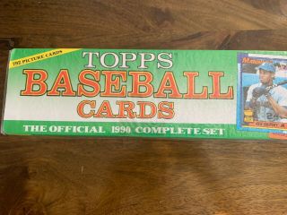 1990 Topps Baseball Cards Complete Set - Factory
