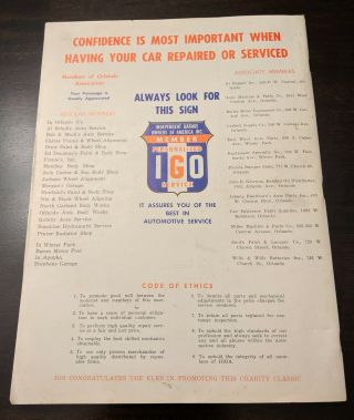 Vintage College Football 1964 Tangerine Bowl Program,  ECU Pirates vs UMASS 5
